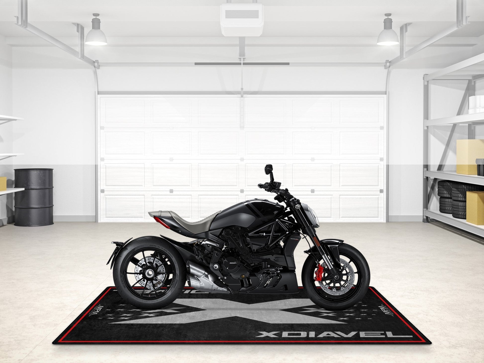 Designed Pit Mat for Ducati XDIAVEL Motorcycle - MM7173 - Howling Moto