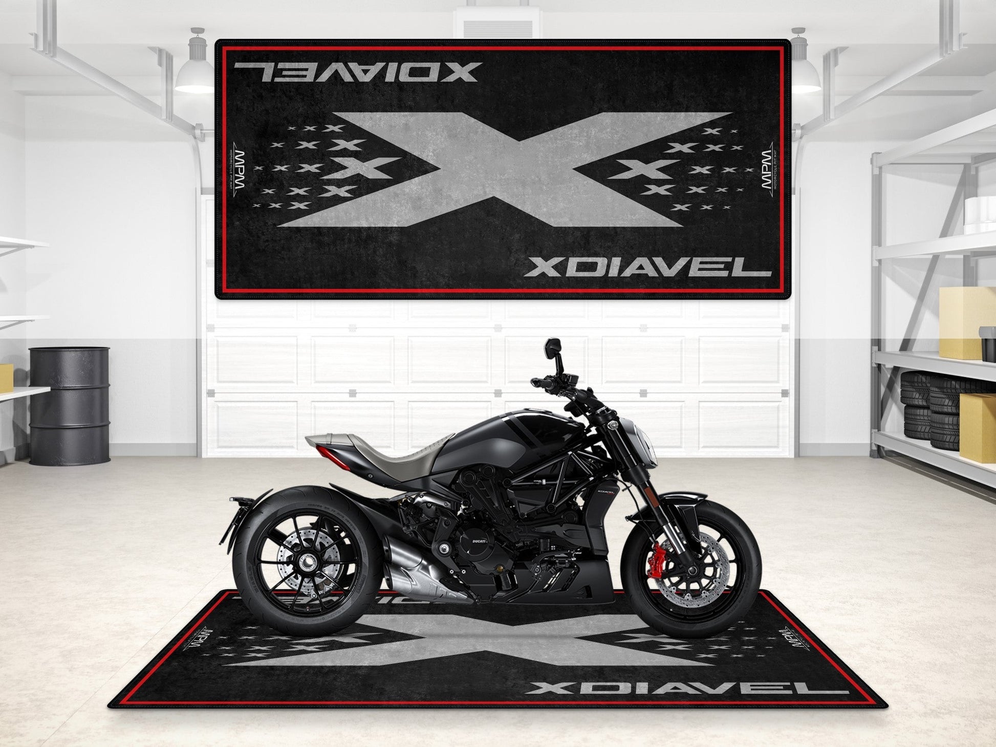 MPM Motorcycle Mat for Ducati XDIAVEL - MM7173 - Howling Moto