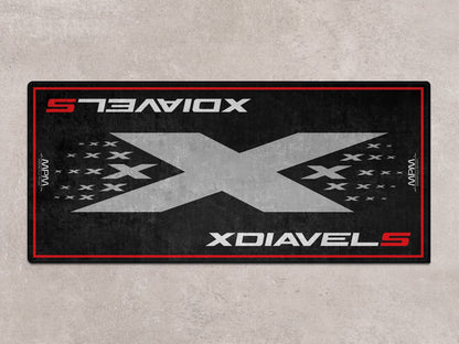 Designed Pit Mat for Ducati XDIAVEL S Motorcycle - MM7174 - Howling Moto
