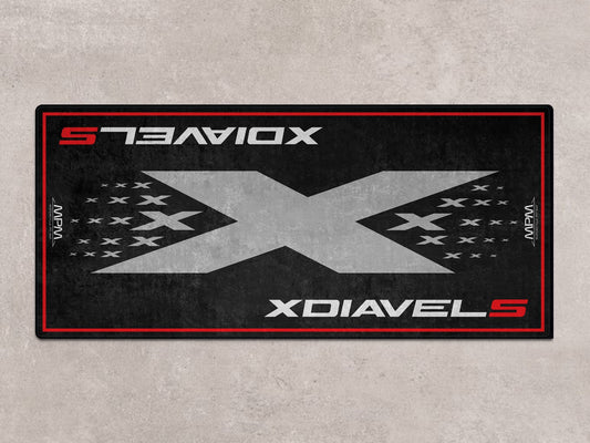 Designed Pit Mat for Ducati XDIAVEL S Motorcycle - MM7174 - Howling Moto