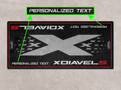Designed Pit Mat for Ducati XDIAVEL S Motorcycle - MM7174 - Howling Moto