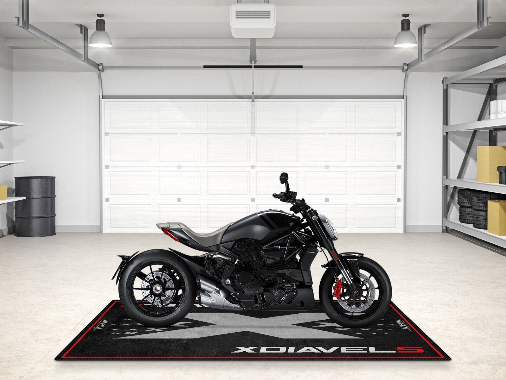 Designed Pit Mat for Ducati XDIAVEL S Motorcycle - MM7174 - Howling Moto