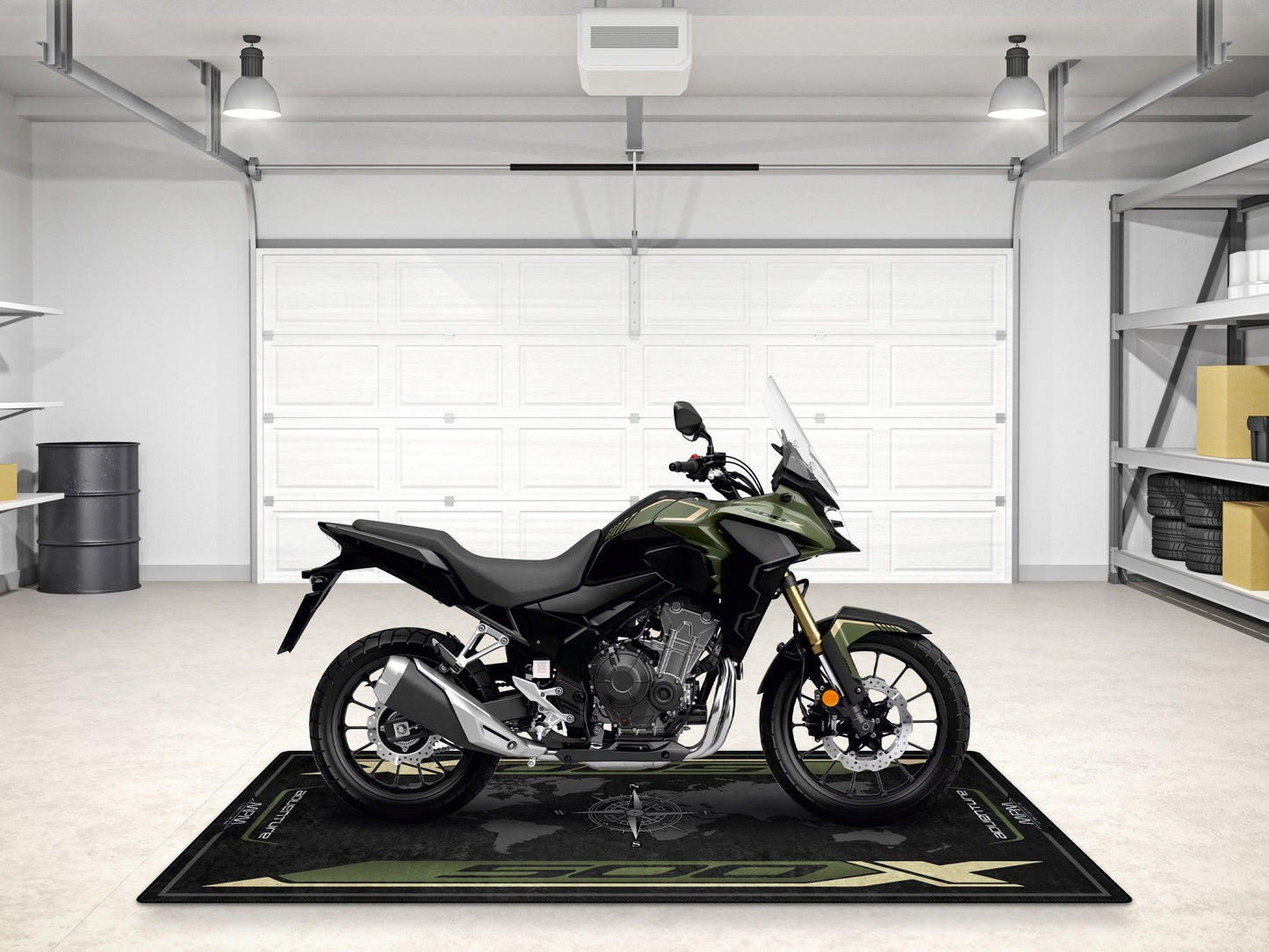 Designed Pit Mat for Honda CB500X Motorcycle - MM7455 - Howling Moto
