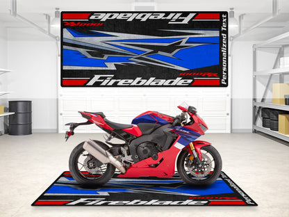 Designed Pit Mat for Honda CBR1000RR Fireblade Motorcycle - MM7242 - Howling Moto