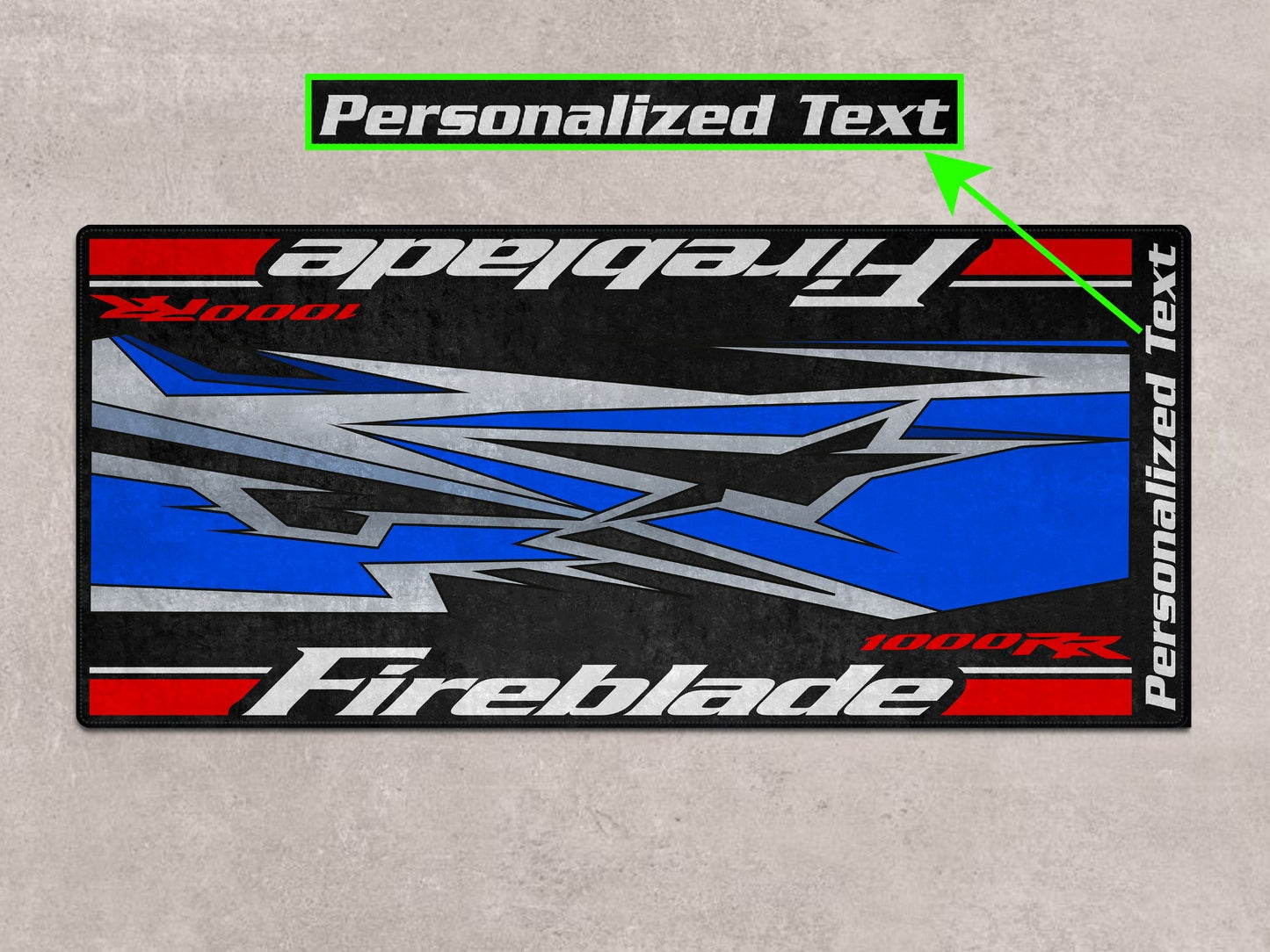 Designed Pit Mat for Honda CBR1000RR Fireblade Motorcycle - MM7242 - Howling Moto