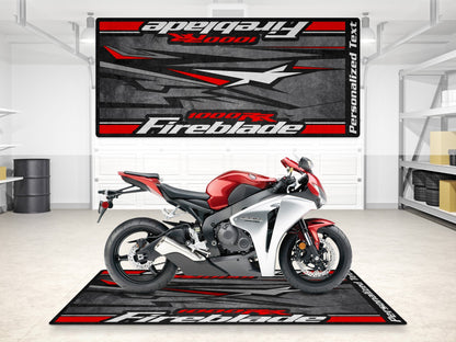 Designed Pit Mat for Honda CBR1000RR Fireblade Motorcycle - MM7243 - Howling Moto