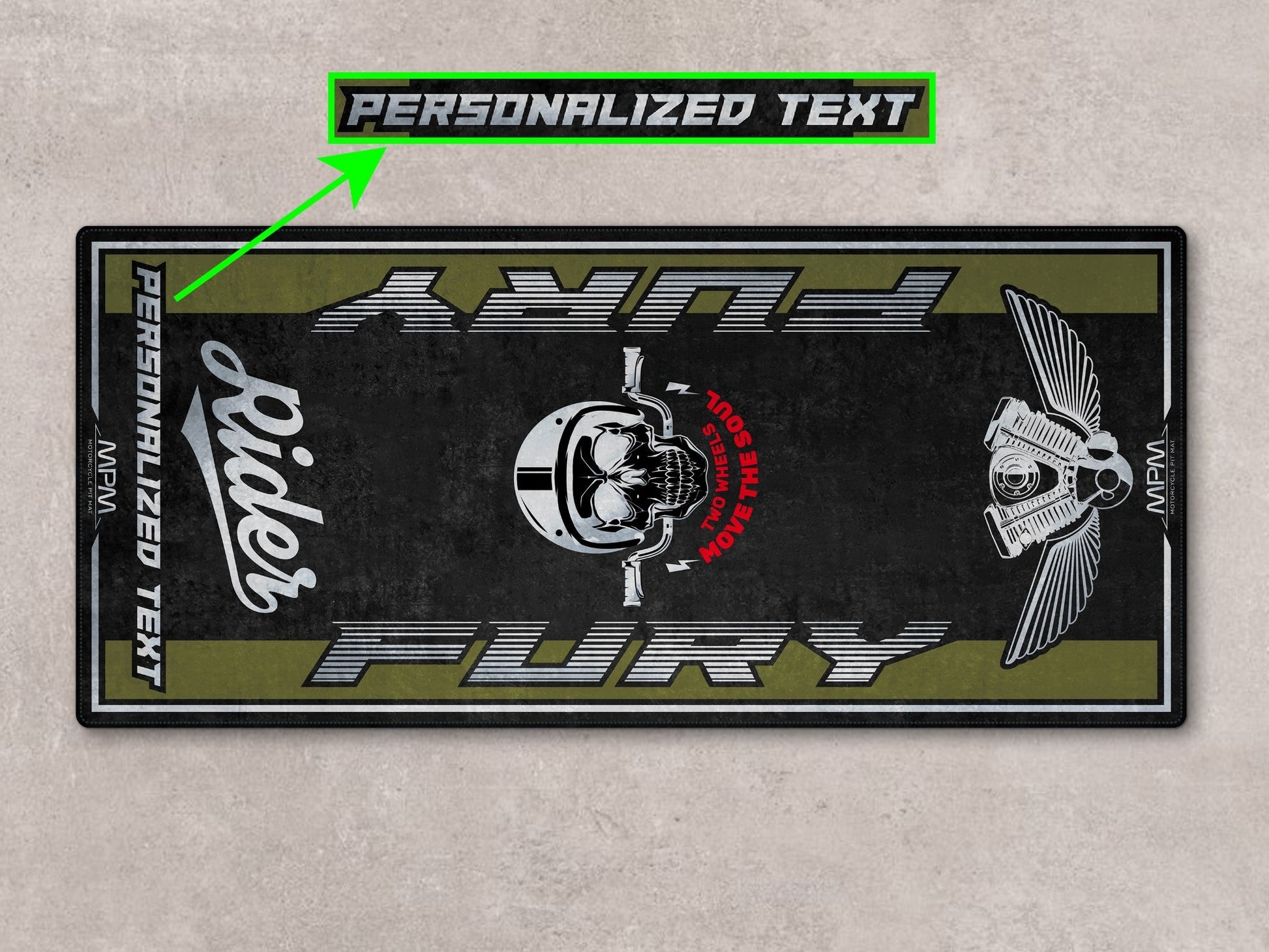 Designed Pit Mat for Honda Fury Motorcycle - MM7435 - Howling Moto