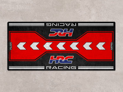 Designed Pit Mat for Honda HRC Motorcycle - MM7147 - Howling Moto