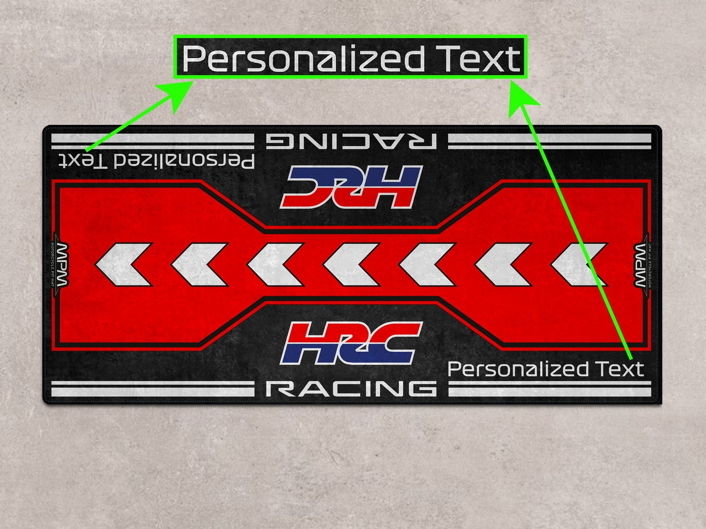 Designed Pit Mat for Honda HRC Motorcycle - MM7147 - Howling Moto