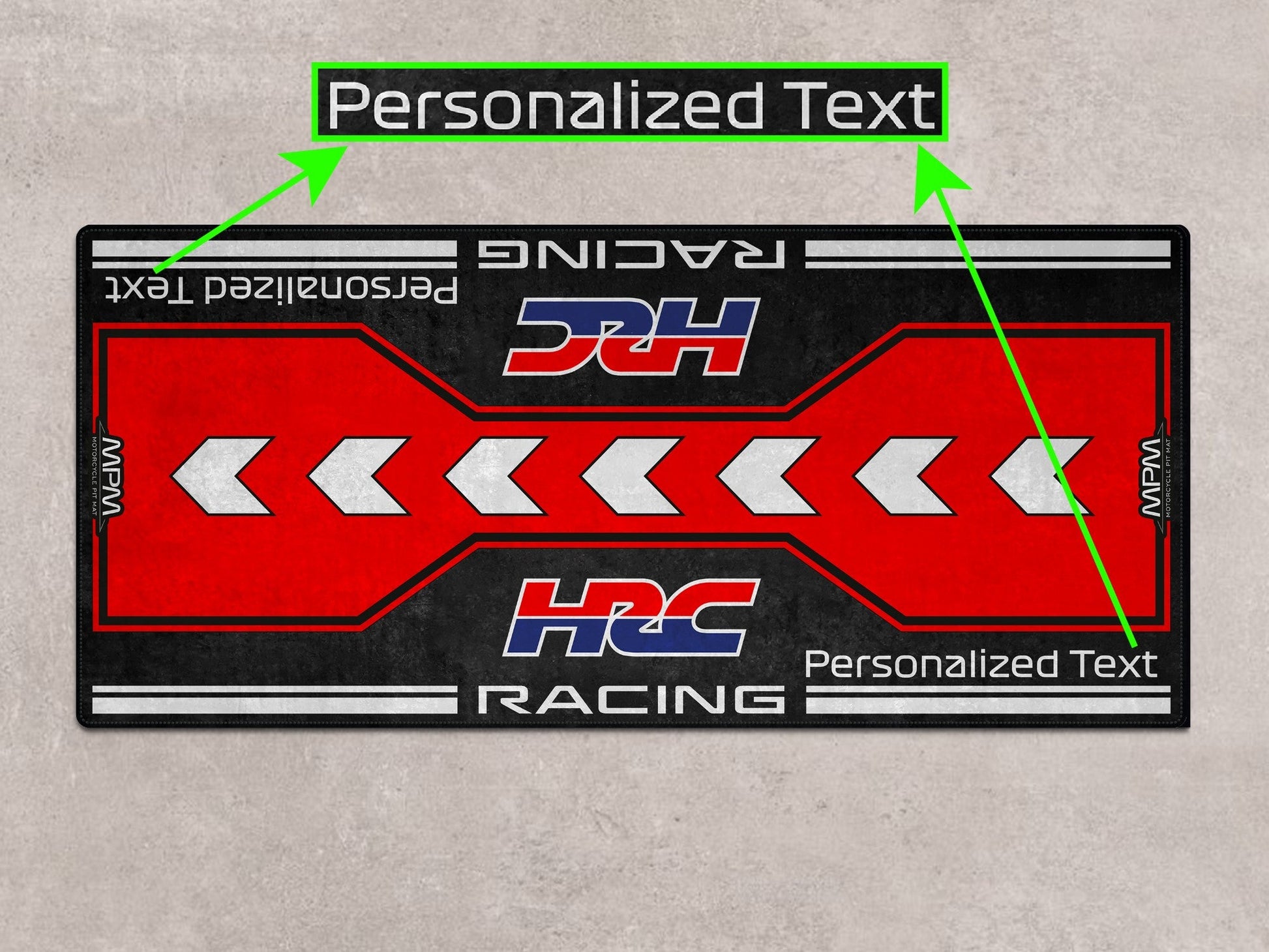 Designed Pit Mat for Honda HRC Motorcycle - MM7147 - Howling Moto