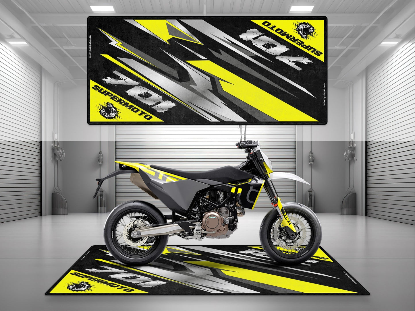MPM Motorcycle Mat for Husqvarna 701 Supermoto - MM4227 - Howling Moto