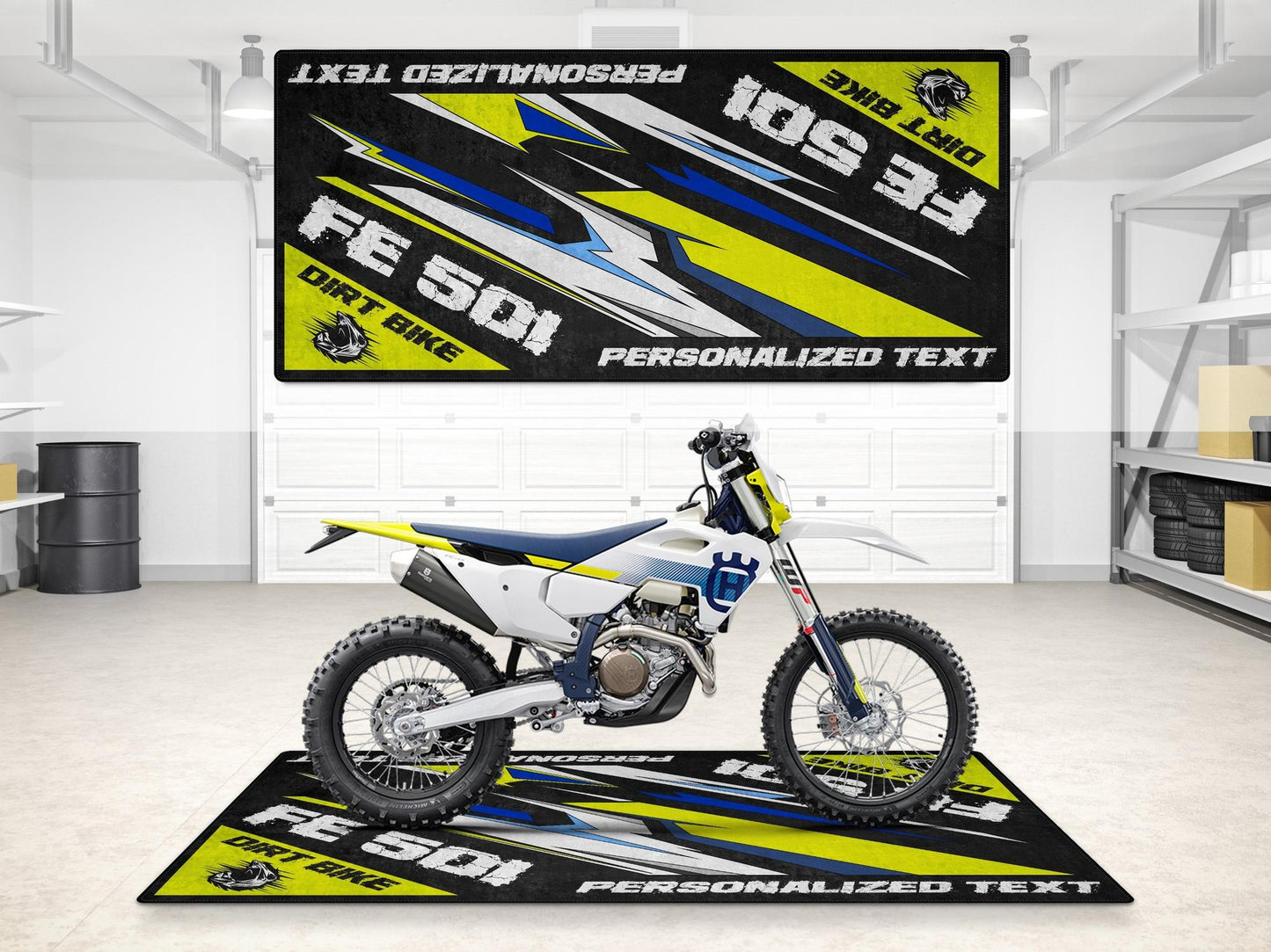 MPM Motorcycle Mat for Husqvarna FE 501 - MM7291 - Howling Moto