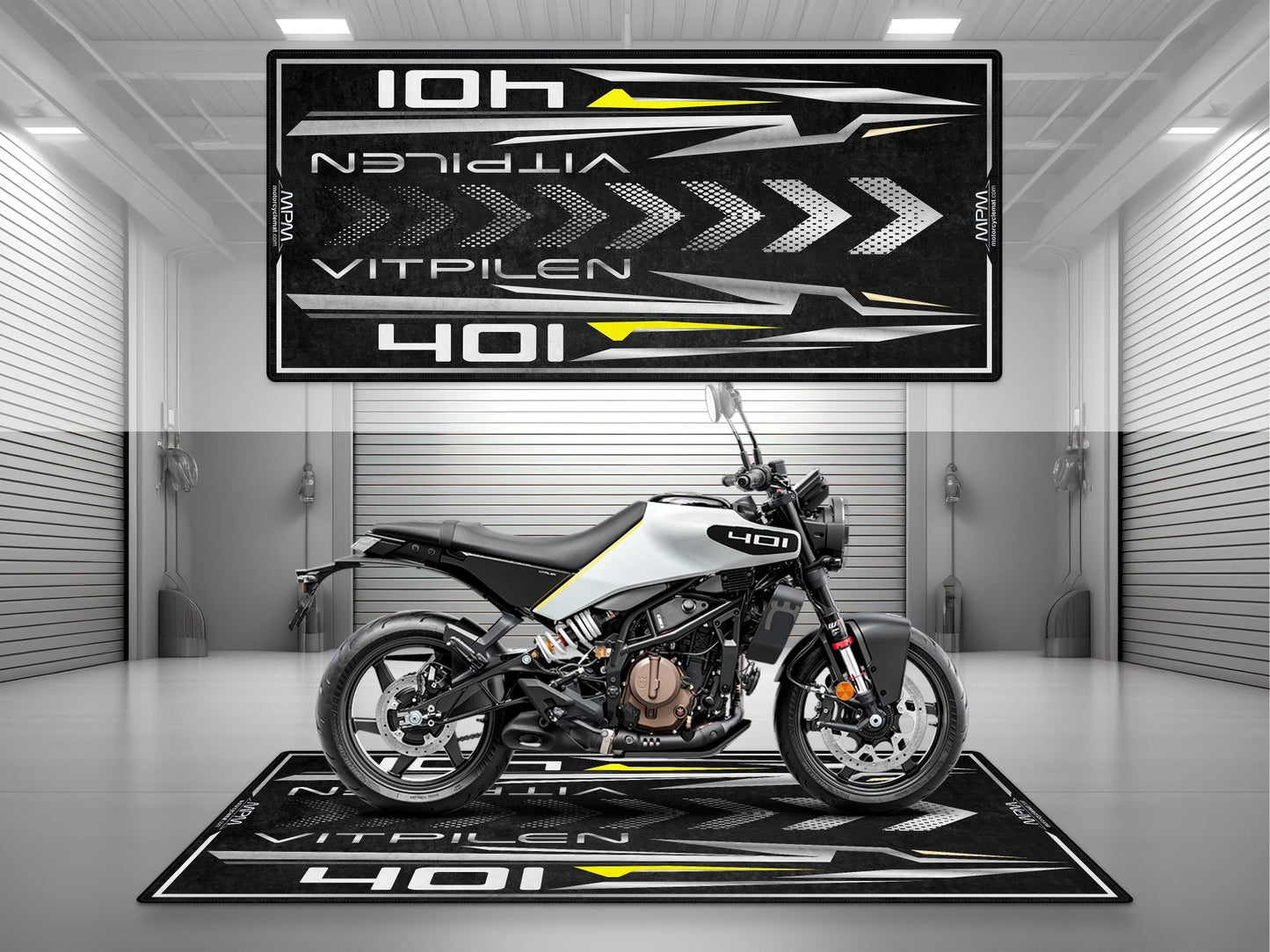 MPM Motorcycle Mat for Husqvarna Vitpilen 401 - MM4215 - Howling Moto