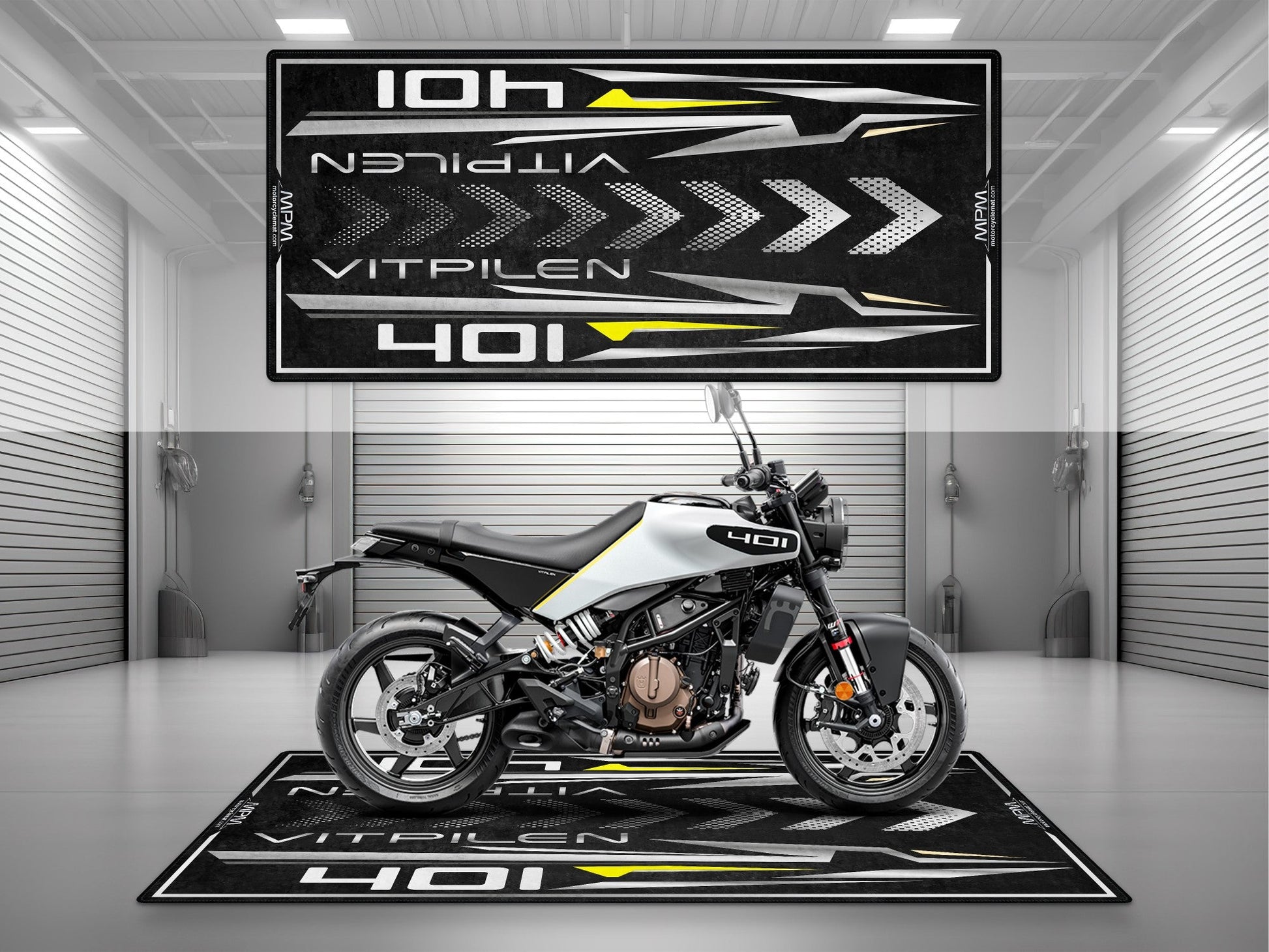 MPM Motorcycle Mat for Husqvarna Vitpilen 401 - MM4215 - Howling Moto