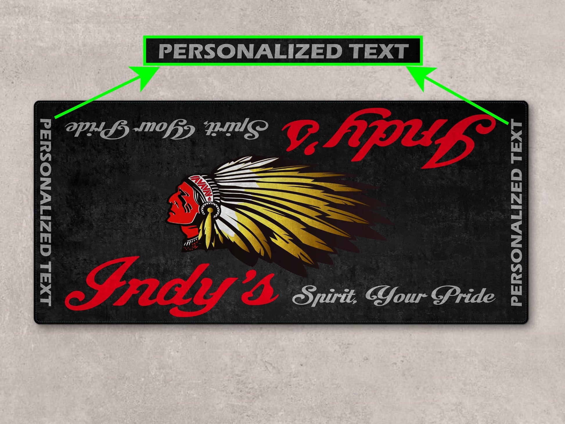 Designed Pit Mat for Indian Motorcycle - MM7273 - Howling Moto