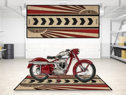 MPM Motorcycle Mat for Jawa - MM7567 - Howling Moto