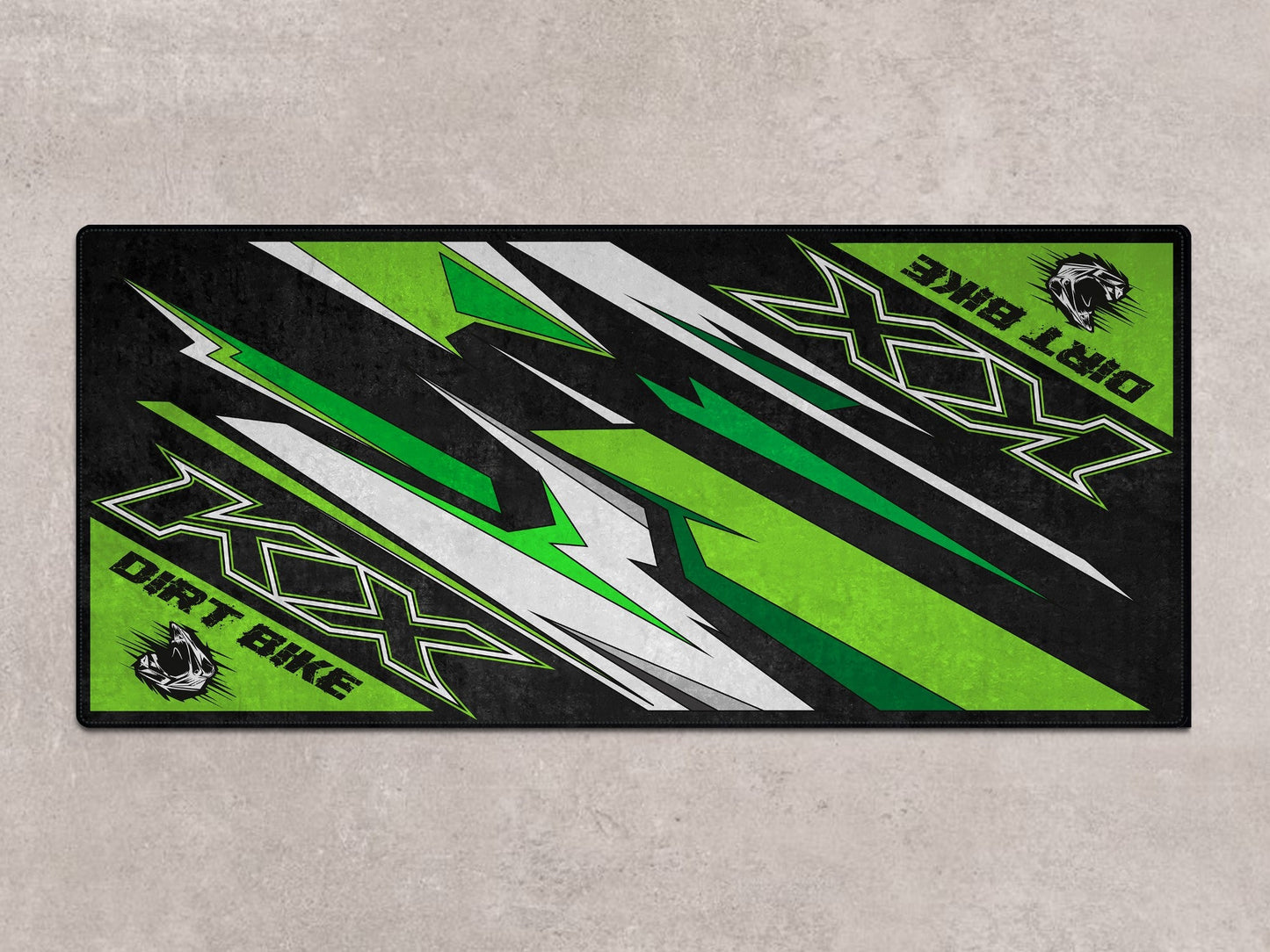 Designed Pit Mat for Kawasaki KX Motorcycle - MM7252 - Howling Moto