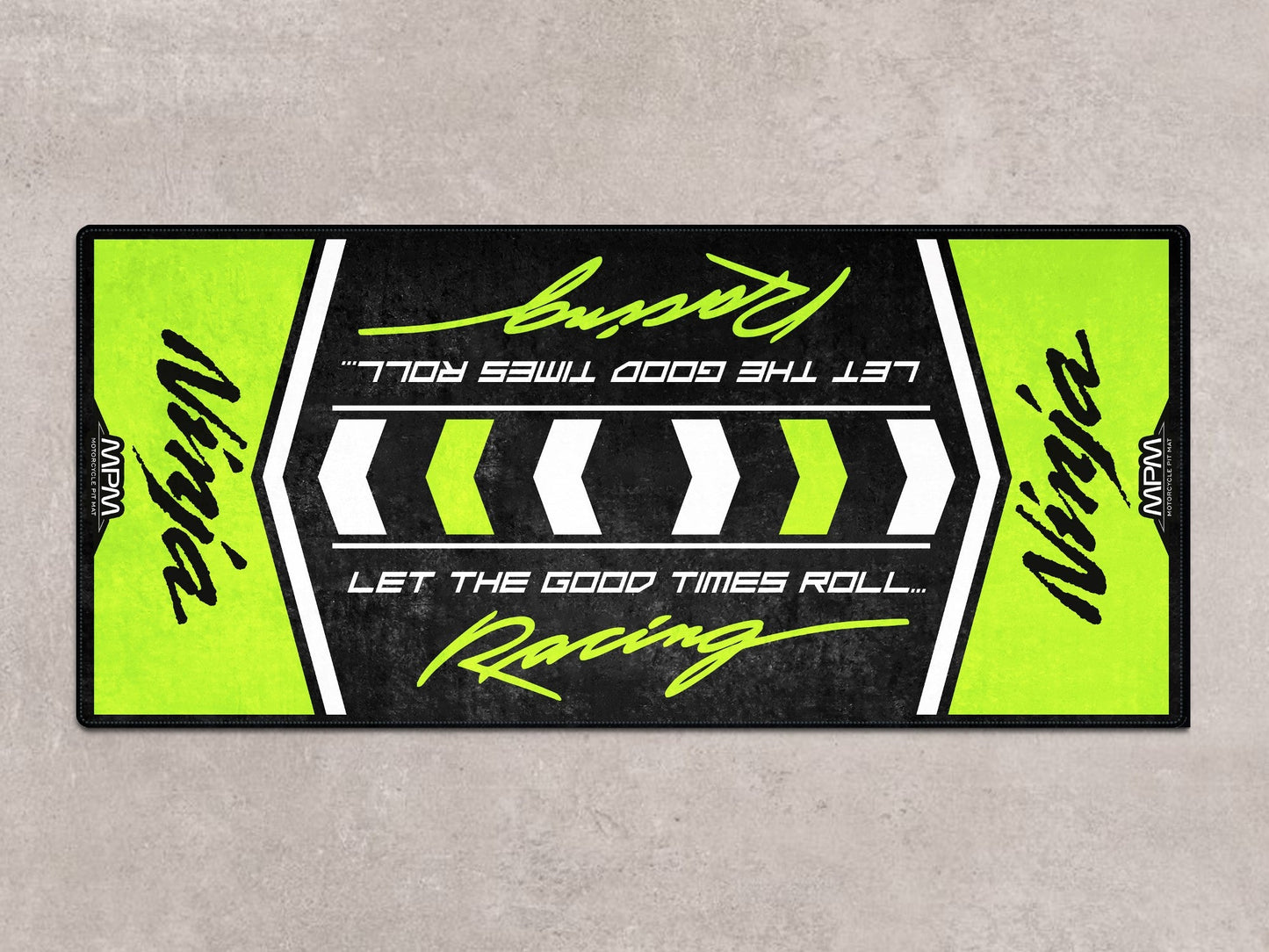 Designed Pit Mat for Kawasaki Ninja Motorcycle - MM7136 - Howling Moto
