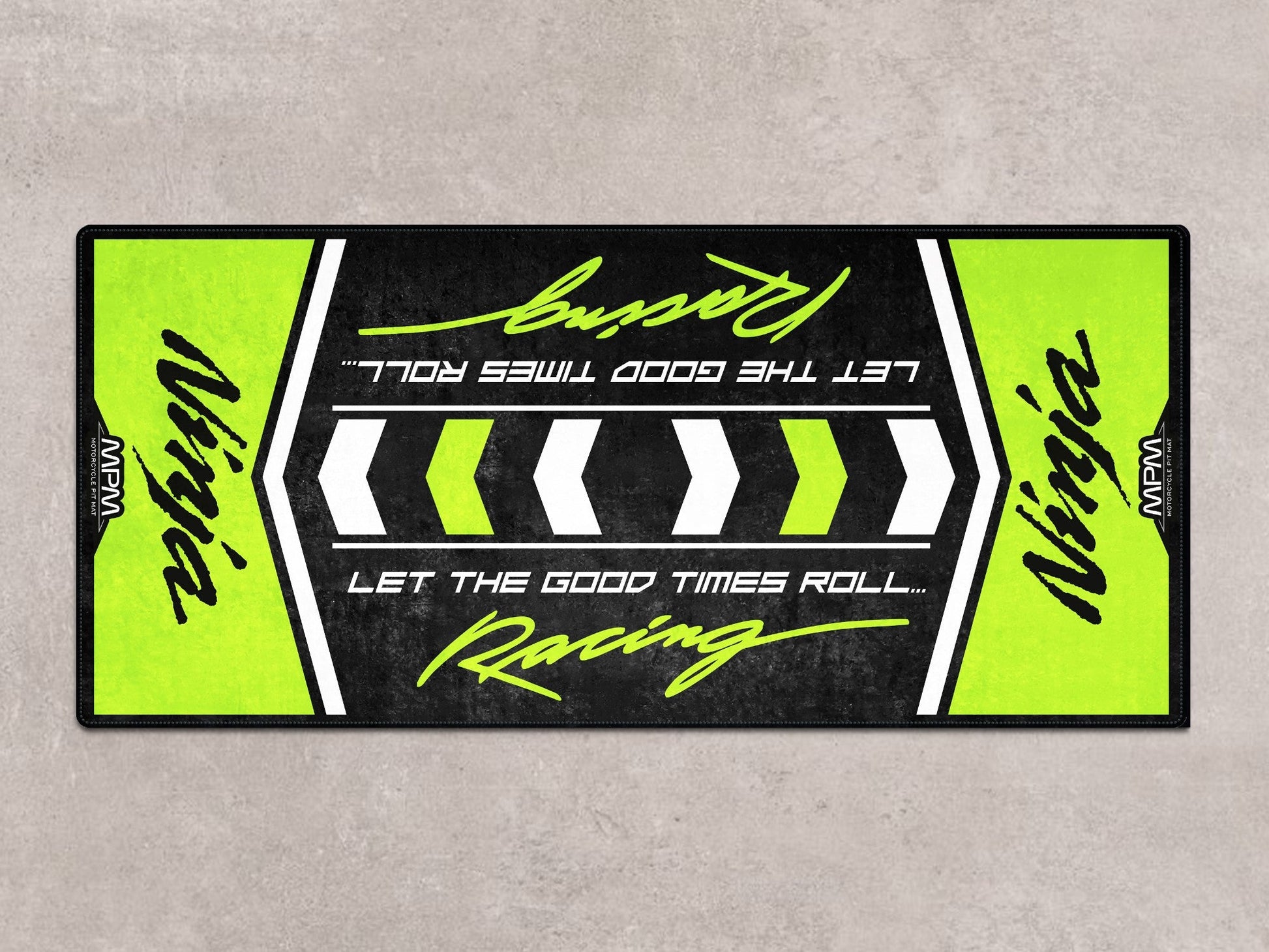 Designed Pit Mat for Kawasaki Ninja Motorcycle - MM7136 - Howling Moto