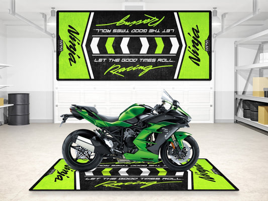 MPM Motorcycle Mat for Kawasaki Ninja - MM7136 - Howling Moto