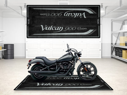 MPM Motorcycle Mat for Kawasaki Vulcan 900 Custom - MM7427 - Howling Moto