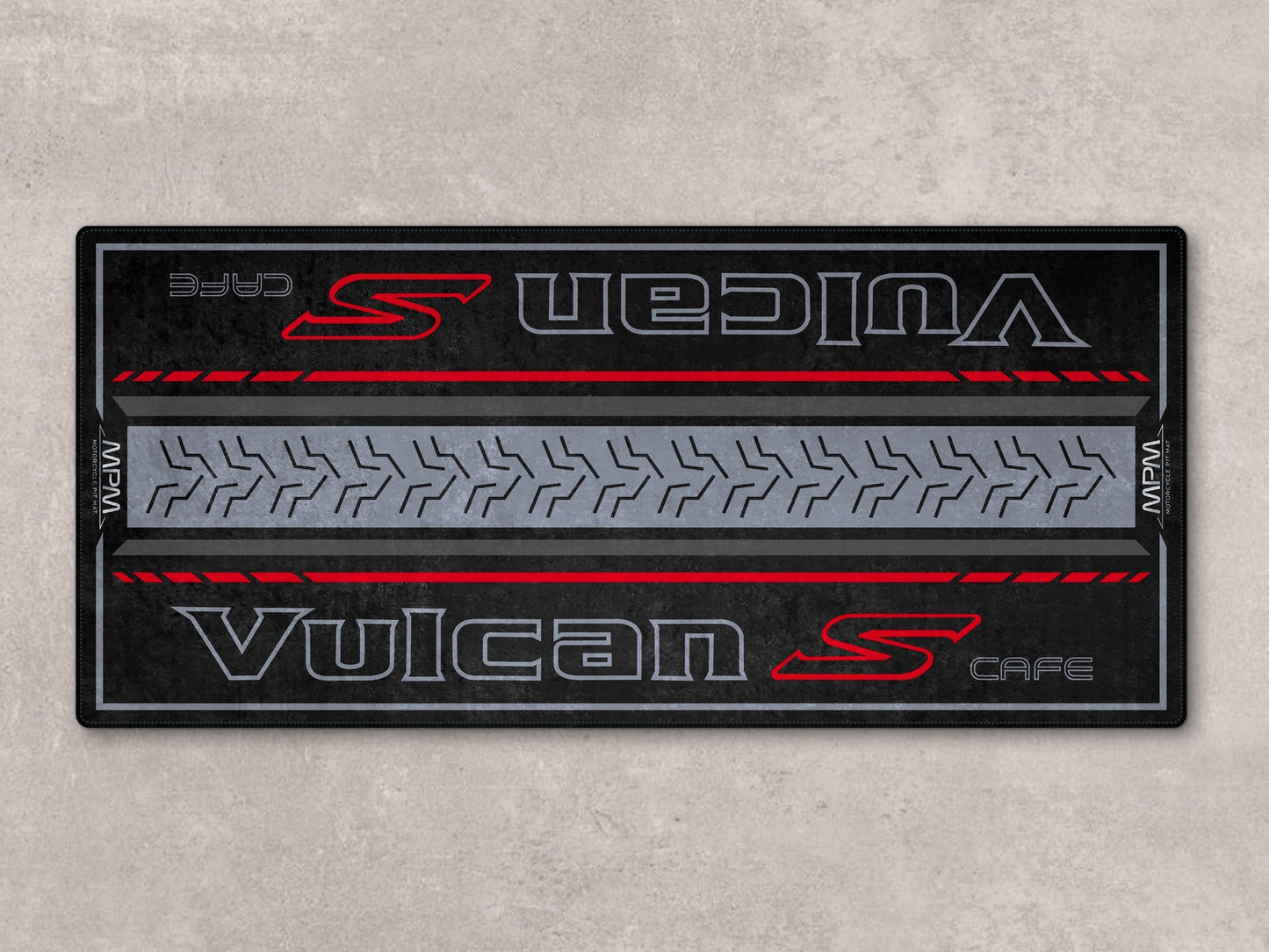 Designed Pit Mat for Kawasaki Vulcan S Cafe Motorcycle - MM7425 - Howling Moto