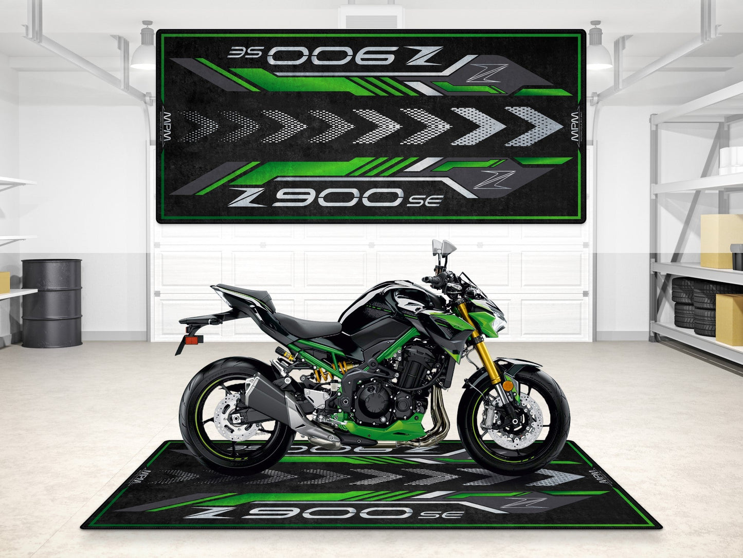 MPM Motorcycle Mat for Kawasaki Z900 SE - MM7413 - Howling Moto