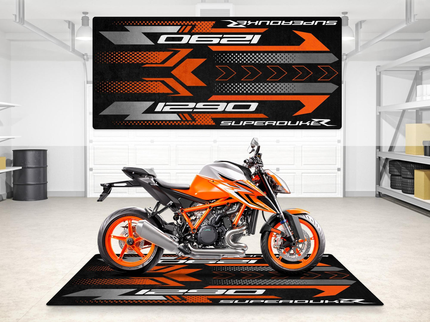 MPM Motorcycle Mat for KTM 1290 Superduke R - MM7269 - Howling Moto