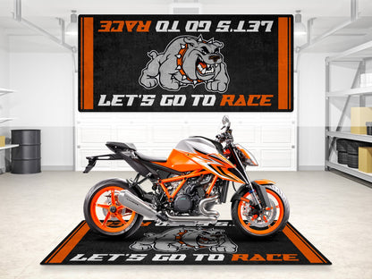 MPM Motorcycle Mat for KTM Motorcycle (Bulldog) - MM7211 - Howling Moto