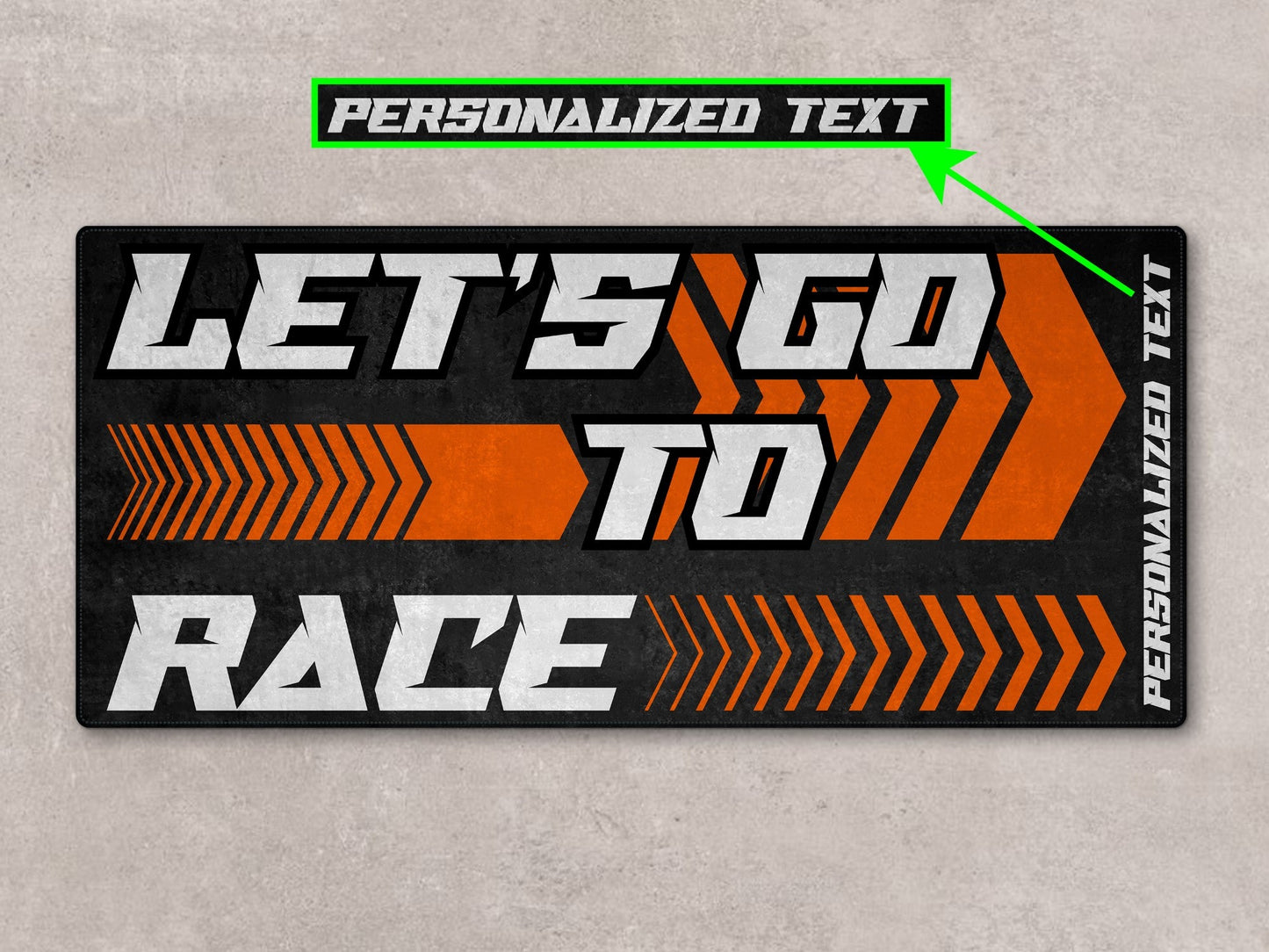 Designed Pit Mat for KTM Motorcycle (Let's Go To Race) - MM7212 - Howling Moto
