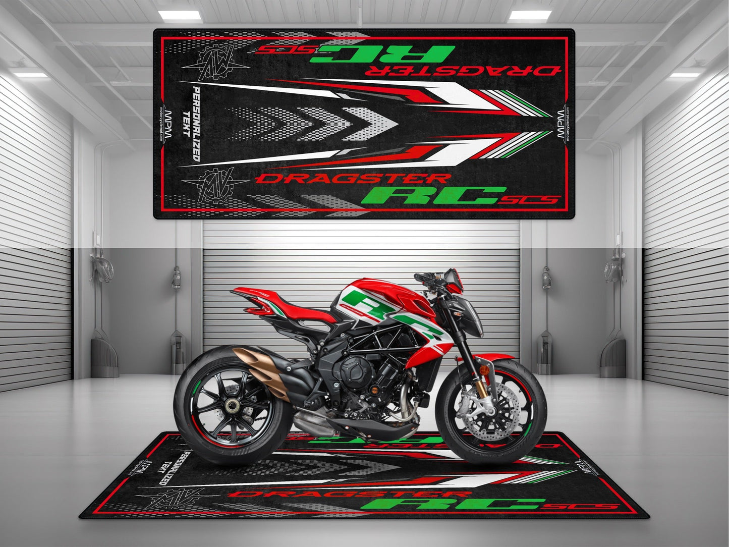 MPM Motorcycle Mat for MV Agusta Dragster RC - MM4265 - Howling Moto