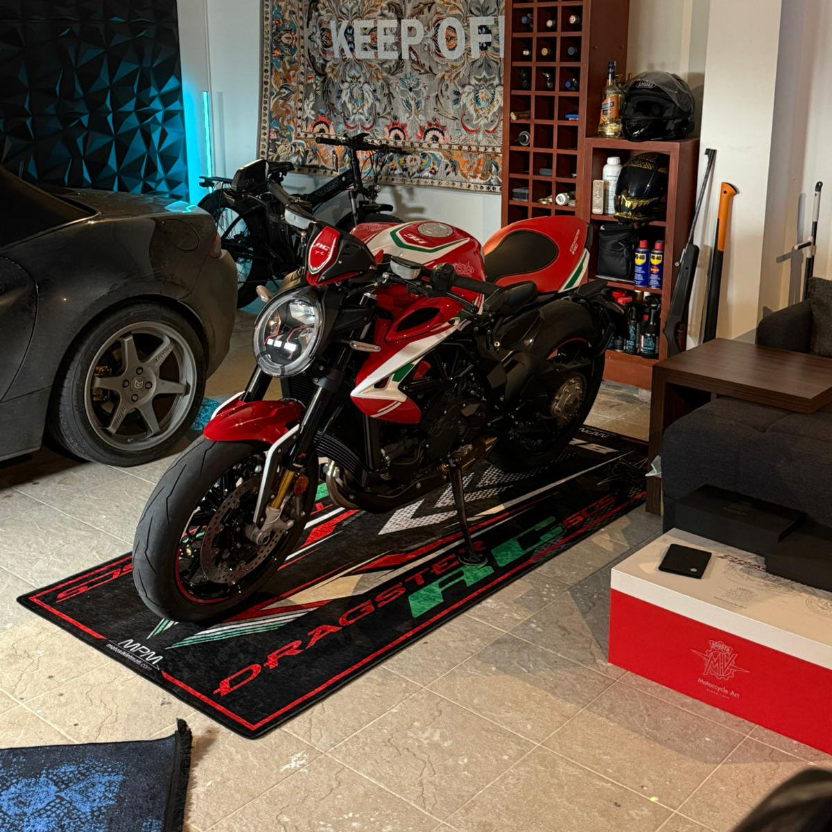 MPM Motorcycle Mat for MV Agusta Dragster RC - MM4265 - Howling Moto