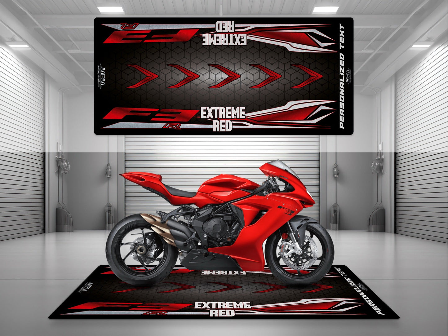 MPM Motorcycle Mat for MV Agusta F3R - U1501 - Howling Moto