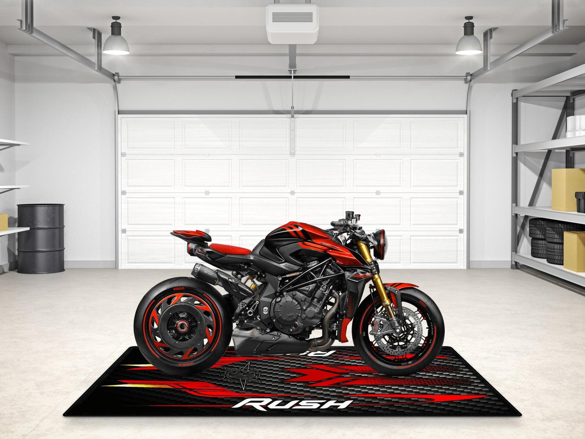 MPM Motorcycle Mat for MV Agusta Rush - MM7292 - Howling Moto