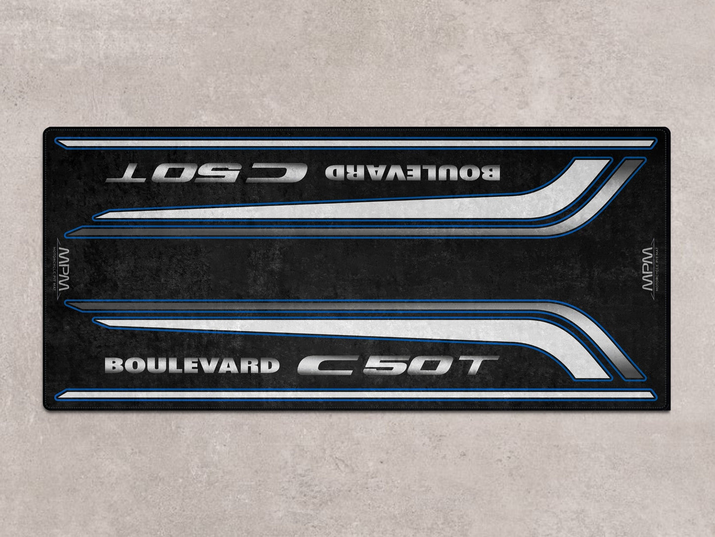 Designed Pit Mat for Suzuki C50T Motorcycle - MM7368 - Howling Moto