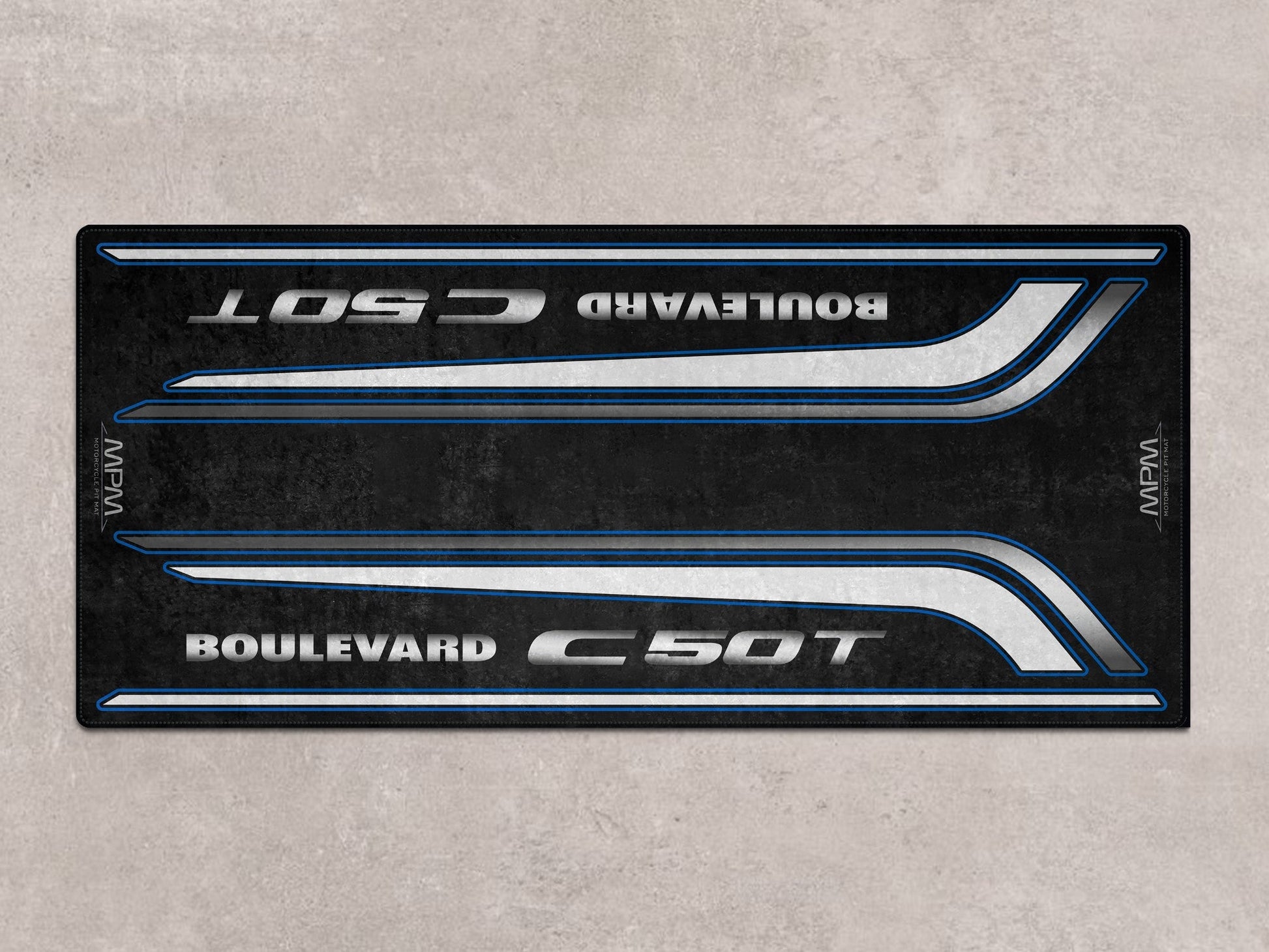 Designed Pit Mat for Suzuki C50T Motorcycle - MM7368 - Howling Moto