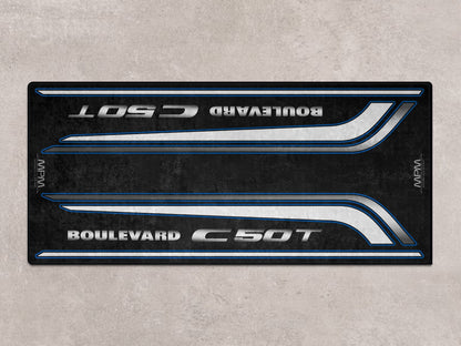Designed Pit Mat for Suzuki C50T Motorcycle - MM7368 - Howling Moto