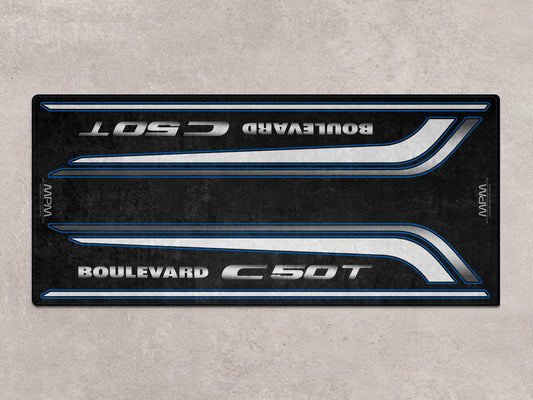 Designed Pit Mat for Suzuki C50T Motorcycle - MM7368 - Howling Moto