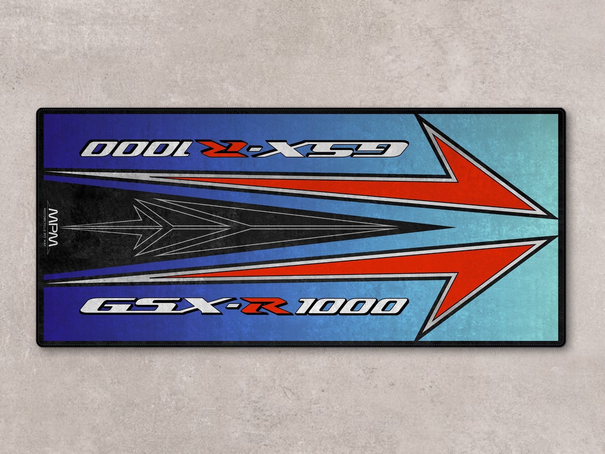 Designed Pit Mat for Suzuki GSX-R1000 Motorsport Motorcycle - MM7127 - Howling Moto