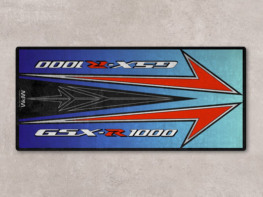 Designed Pit Mat for Suzuki GSX-R1000 Motorsport Motorcycle - MM7127 - Howling Moto