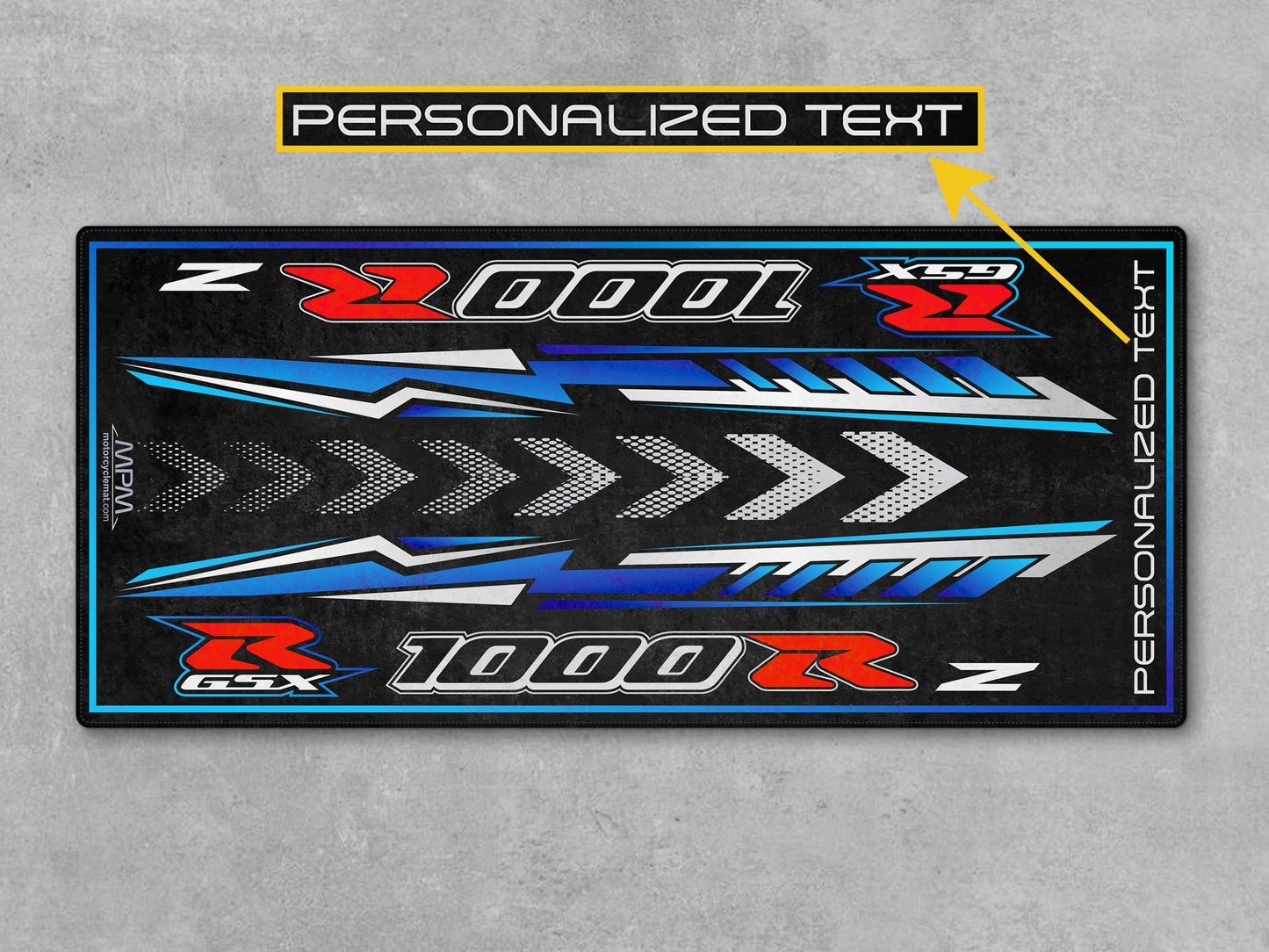 MPM Motorcycle Mat for Suzuki GSX-R1000RZ - MM7354 - Howling Moto