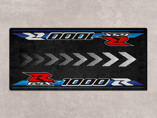 Designed Pit Mat for Suzuki Motorsport GSX - R1000R 2023 Motorcycle - MM7130 - Howling Moto