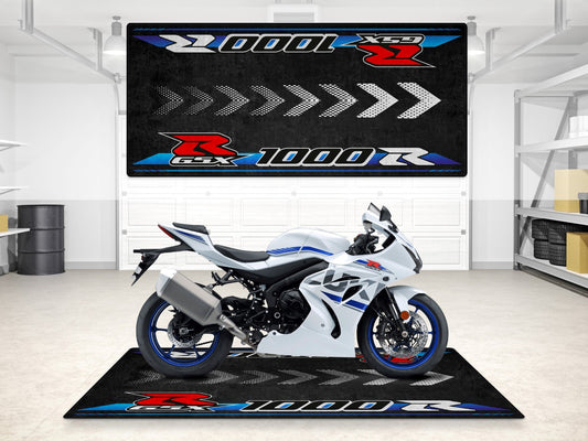 MPM Motorcycle Mat for Suzuki Motorsport GSX - R1000R 2023 Motorcycle - MM7130 - Howling Moto