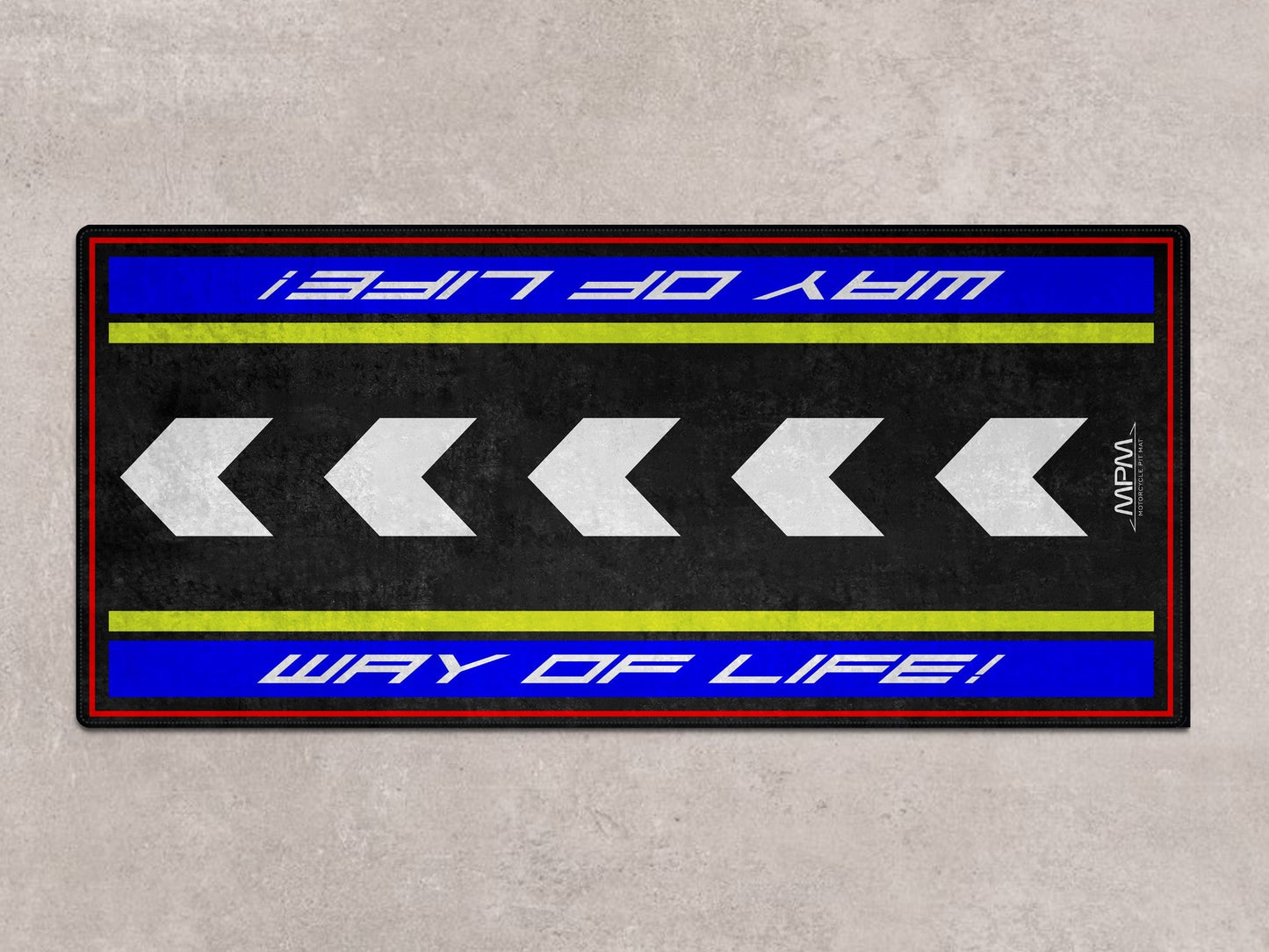 Designed Pit Mat for Suzuki Motorsport Motorcycle - MM7125 - Howling Moto
