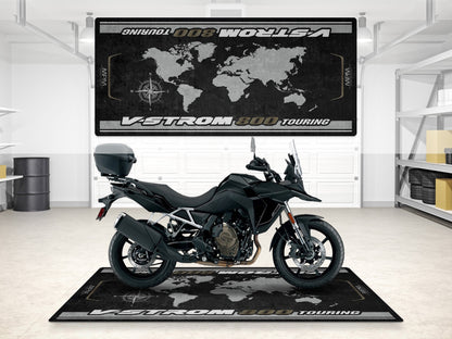 MPM Motorcycle Mat for Suzuki V-STROM 800 Touring - MM7374 - Howling Moto