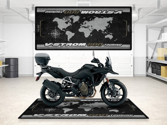 MPM Motorcycle Mat for Suzuki V-STROM 800 Touring - MM7374 - Howling Moto