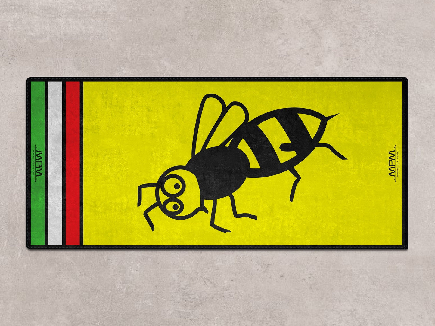 Designed Pit Mat for Vespa Bee Design Scooter Motorcycle - MM7215 - Howling Moto
