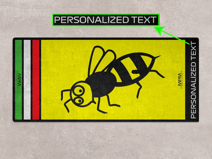 Designed Pit Mat for Vespa Bee Design Scooter Motorcycle - MM7215 - Howling Moto