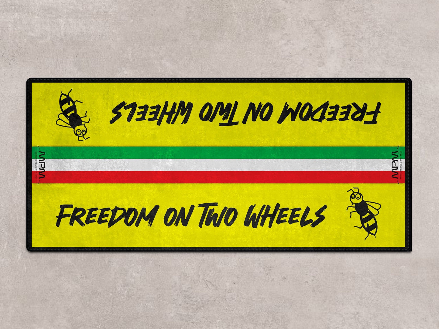 Designed Pit Mat for Vespa Scooter Motorcycle - MM7217 - Howling Moto