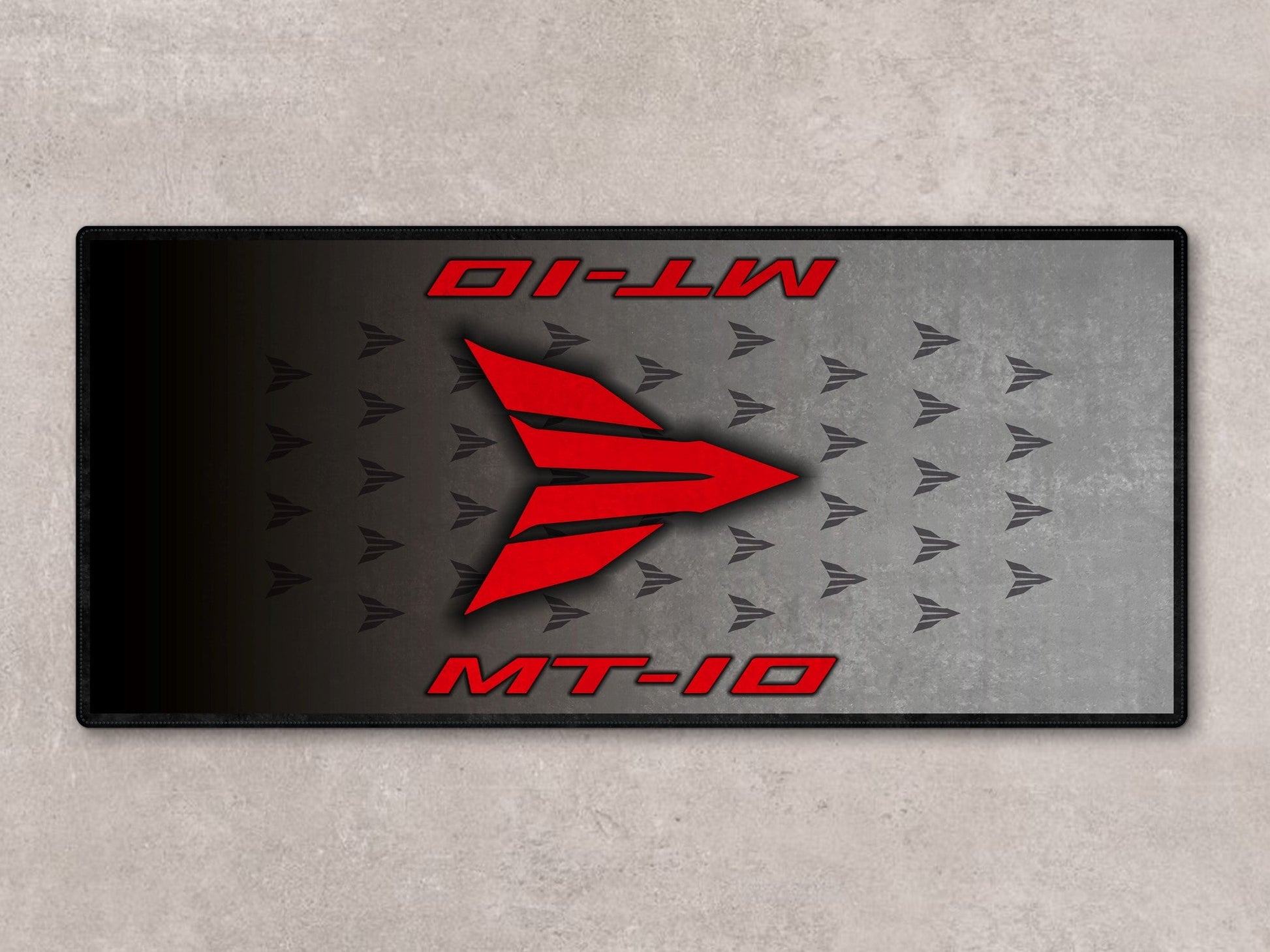 Designed Pit Mat for Yamaha MT-10 Ice Fluo Motorcycle - MM7312 - Howling Moto